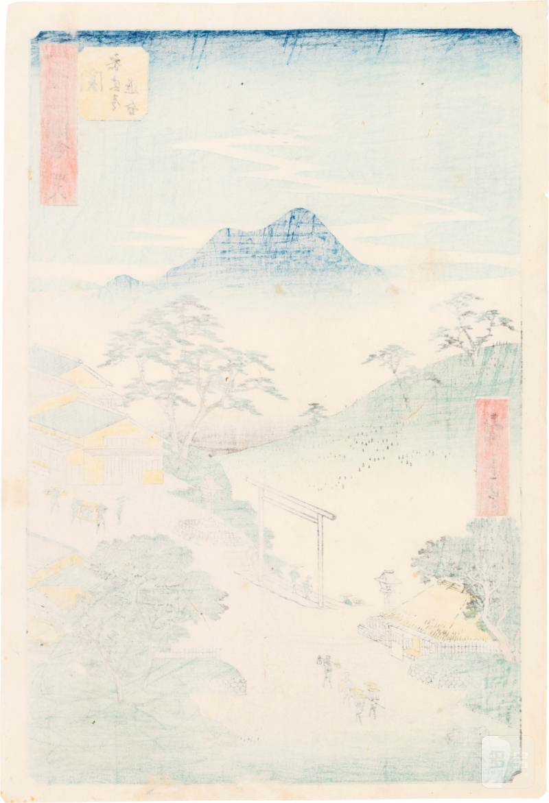 Utagawa Hiroshige (1797-1858) | The complete set of Famous Sights of the Fifty-three Stations (Gojusan tsugi meisho zue), also known as the Vertical Tokaido | Edo period, 19th century - 图102